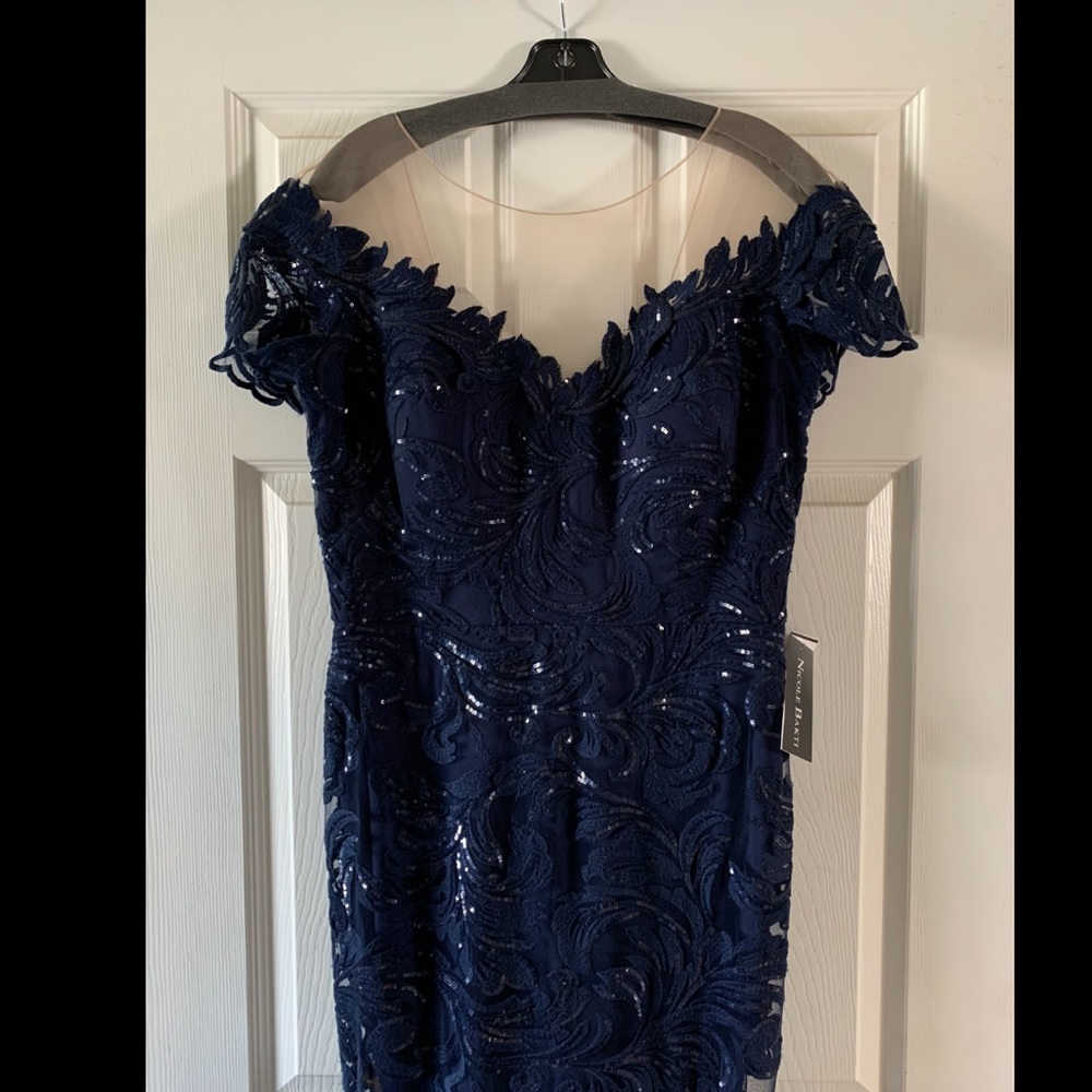 Navy blue formal gown/dress
